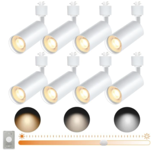 GU10 LED Track Lights, 10W 120V White 8-Pack