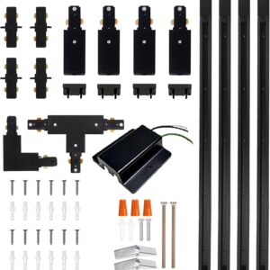 Full Accessories and Rails Kit for H Type Track Lighting Systems