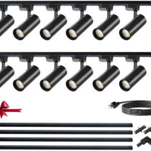 H Type LED Track Lighting Kit, Track Lighting 12 Heads